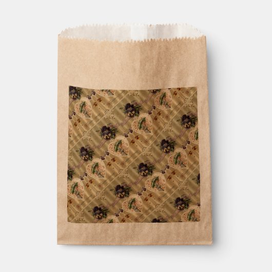 Victoriaans gunst  Valentijnsdag Party Bag Bedankzakje (Voorkant)