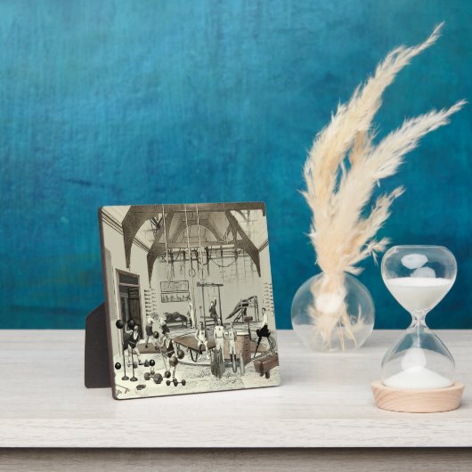 Victoriaans gym fotoplaat (Insitu)