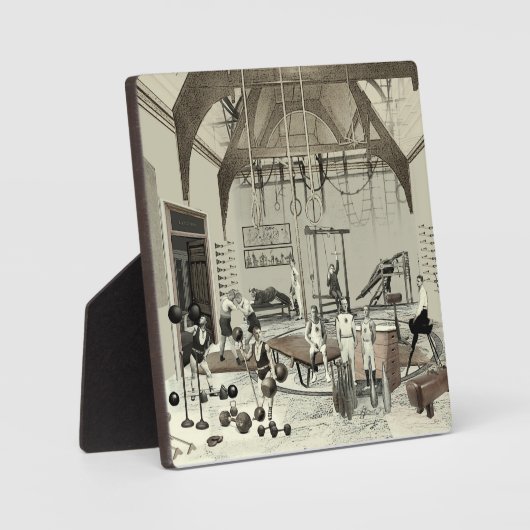 Victoriaans gym fotoplaat (Voorkant)