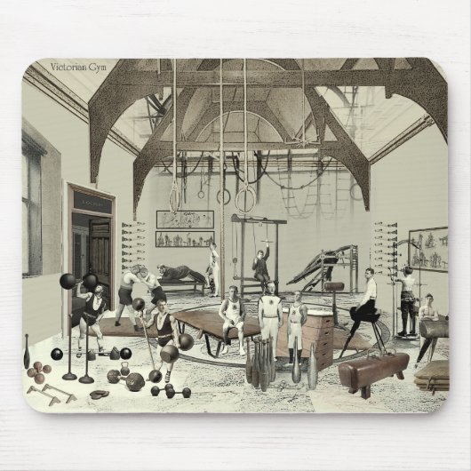 Victoriaans gym muismat (Voorkant)