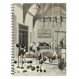 Victoriaans gym notitieboek