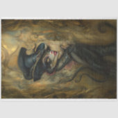 Victoriaans hagedis Lady Decoupage Tissuepapier (Voorkant)