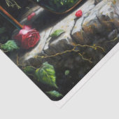 Victoriaans hakken tissuepapier (Detail)