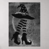 Victoriaans Halloween esthetische Budget Poster (Voorkant)