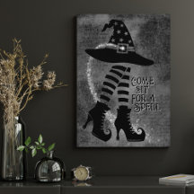 Victoriaans Halloween esthetische Budget Poster