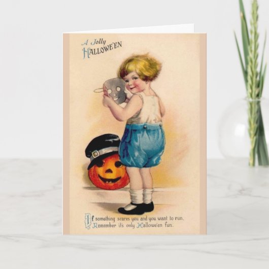 Victoriaans Halloween Fun Wenskaart Kaart (Voorkant)
