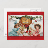  Victoriaans Halloween-groetkaarten Briefkaart (Voorkant / Achterkant)