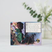 Victoriaans Halloween Poem 1 Briefkaart (Staand voorkant)