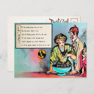 Victoriaans Halloween Poem 3 Briefkaart
