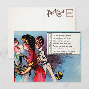 Victoriaans Halloween Poem 4 Briefkaart