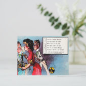 Victoriaans Halloween Poem 4 Briefkaart (Staand voorkant)