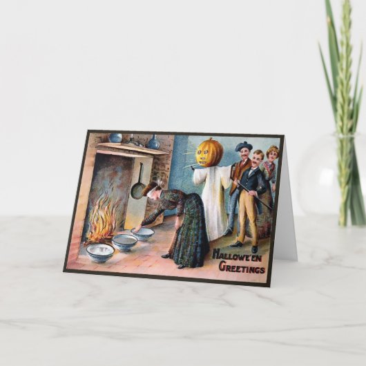  Victoriaans Halloween Tradition Kaart (Voorkant)