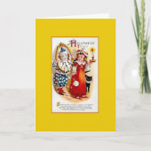 Victoriaans Halloween Wenskaart Kaart (Voorkant)