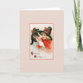 Victoriaans Halloween Wenskaart Kaart