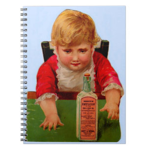 Victoriaans handelsdocument: Scott's Emulsion Cast Notitieboek