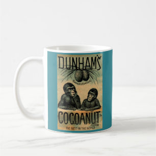 Victoriaans handelskaart: Dunham's Cocoanut Koffiemok