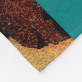 Victoriaans handelskaart Katoen Spool van Chadwick Fleece Deken (Hoek)