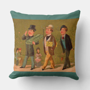 Victoriaans handelskaart Kleine schoonheidssigaret Kussen