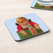 Victoriaans handelskaart: Scott's Emulsion Castor  Bier Onderzetter (Linkerzijde)