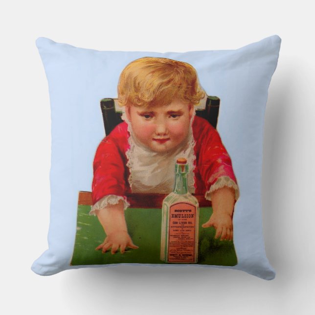 Victoriaans handelskaart: Scott's Emulsion Castor  Kussen (Voorkant)