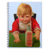 Victoriaans handelskaart: Scott's Emulsion Castor  Notitieboek (Voorkant)