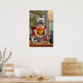 Victoriaans handelskaart voor Ivorinesap Poster (Keuken)
