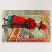 Victoriaans handelskaart: Woonsocket-specificaties Legpuzzel (Horizontaal)