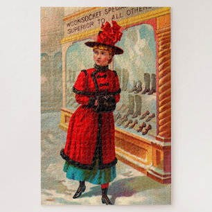 Victoriaans handelskaart: Woonsocket-specificaties Legpuzzel