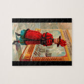 Victoriaans handelskaart: Woonsocket-specificaties Legpuzzel (Horizontaal)