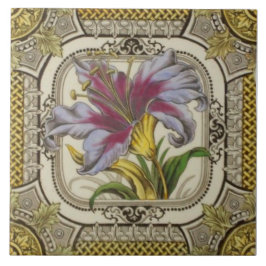 Victoriaans handkleuren voor het stikken TransferW Tegeltje