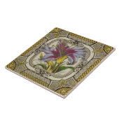 Victoriaans handkleuren voor het stikken TransferW Tegeltje (Zijkant)