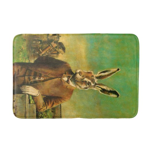 Victoriaans Hare Bath Mat (Voorkant)