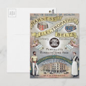  Victoriaans Harness Advertentie Briefkaart (Voorkant / Achterkant)
