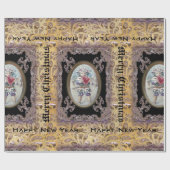 Victoriaans hart cadeaupapier (Vlak)