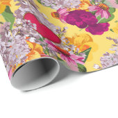 Victoriaans hart en bloemen - Gift Wrap Cadeaupapier (Rol Hoek)