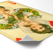 Victoriaans hartenkoningin poster (Hoek)