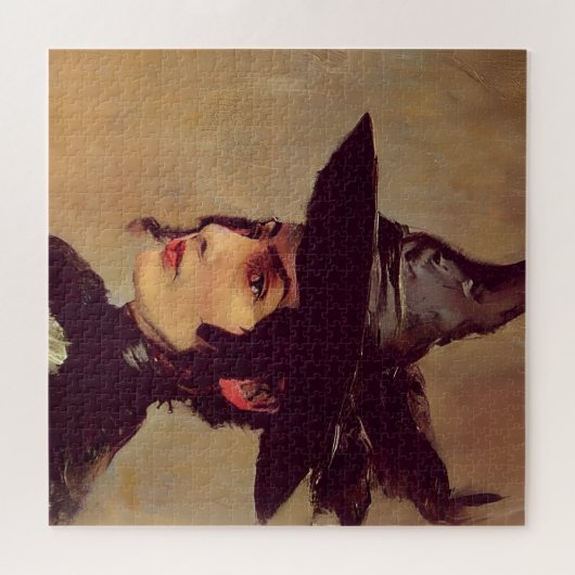 Victoriaans heks legpuzzel (Horizontaal)