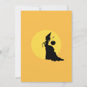  Victoriaans heks Poetic Halloween Party Kaart (Achterkant)