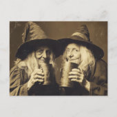 Victoriaans heks Sepia Portret stijl 10 Briefkaart (Voorkant)