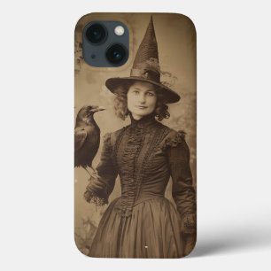 Victoriaans Heks Sepia Portretstijl 5 Case-Mate iPhone Case