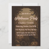  Victoriaans Hekserij Halloween Party Kaart (Achterkant)