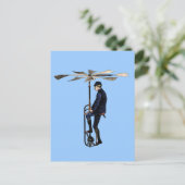  Victoriaans helikoptervlucht Briefkaart (Staand voorkant)