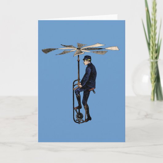  Victoriaans helikoptervlucht Kaart (Voorkant)