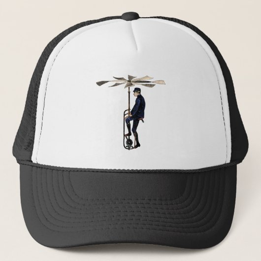 Victoriaans helikoptervlucht Trucker Pet (Voorkant)