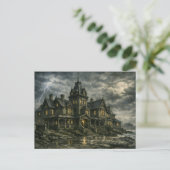 Victoriaans herenhuis van BurnsInHell Briefkaart (Staand voorkant)