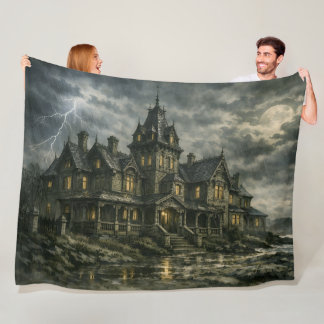 Victoriaans herenhuis van BurnsInHell Fleece Deken