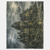 Victoriaans herenhuis van BurnsInHell Fleece Deken (Voorkant)