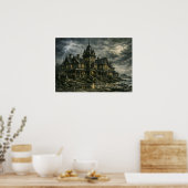 Victoriaans herenhuis van BurnsInHell Poster (Keuken)