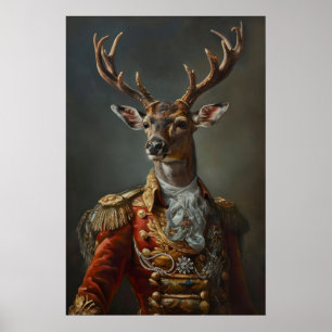 Victoriaans herten algemene kunstprint gotische th poster