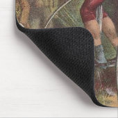 Victoriaans High Wheel Fietsen Muismat (Hoek)